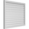 Ekena Millwork Vertical Surface Mount PVC Gable Vent: Functional, w/ 2"W x 1-1/2"P Brickmould Frame, 42"W x 34"H GVPVE42X3402SF - alternate 2